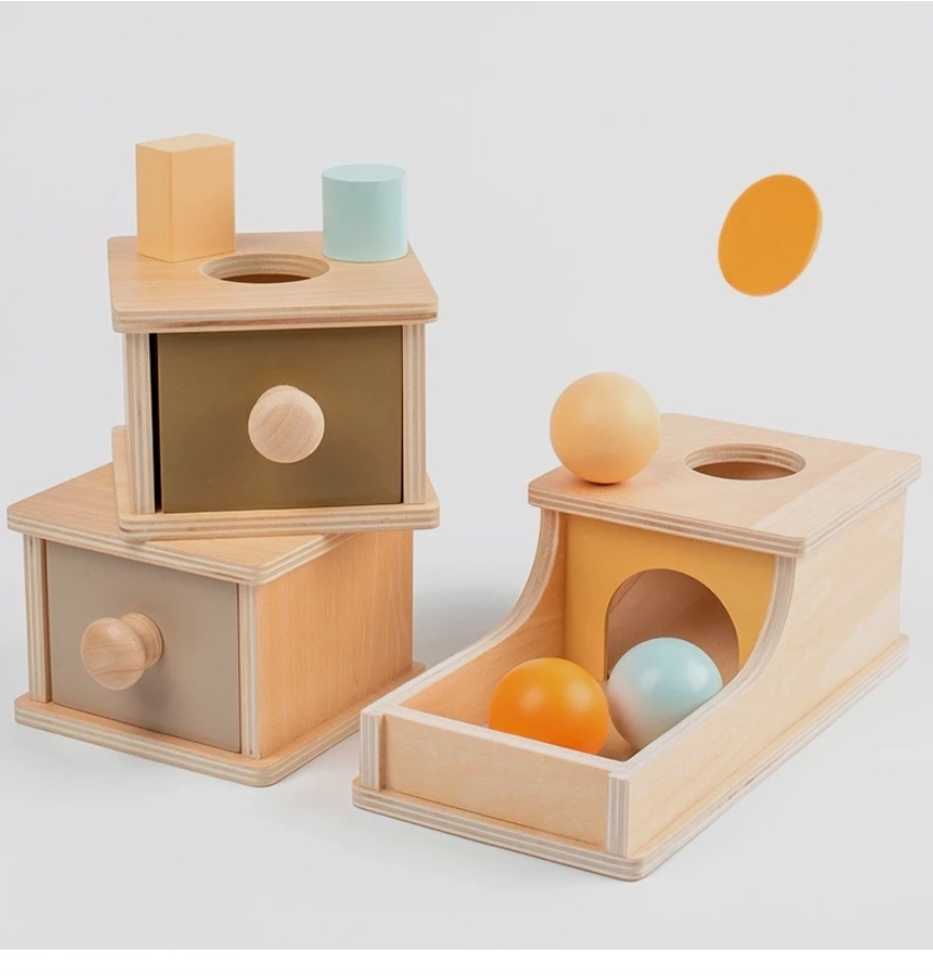 Montessori object Permanence Box